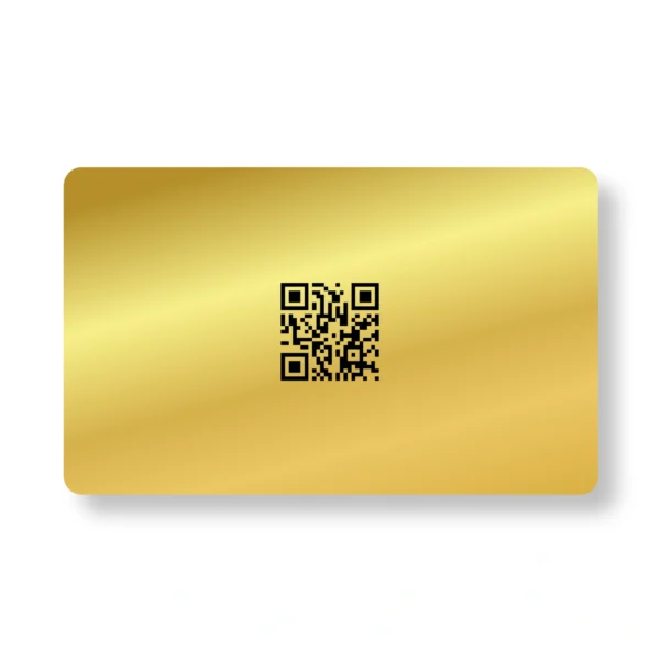 Golden Glint Metal NFC Business Cards Cardyz