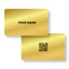 Golden Glint Metal NFC Business Cards Cardyz