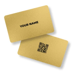 Golden Glory Metal NFC Business Cards Cardyz