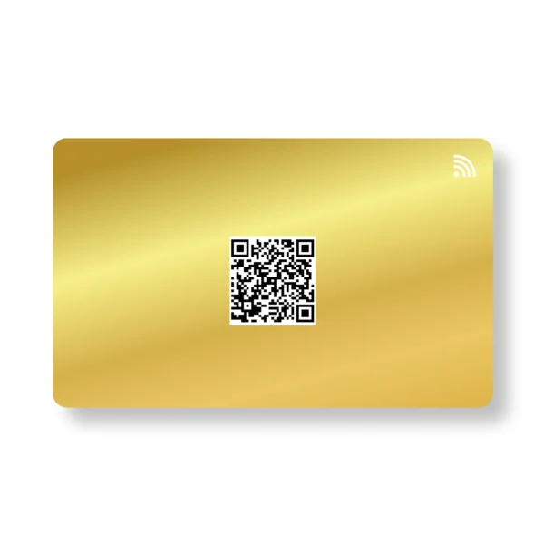 Goldfrost Status Premium METAL NFC Business Cards Cardyz