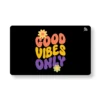 Good Vibes Only Quirky PVC NFC Business Cards Cardyz