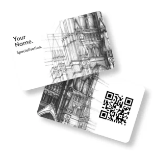 Gothic Aura Gothic PVC NFC Business Cards Cardyz