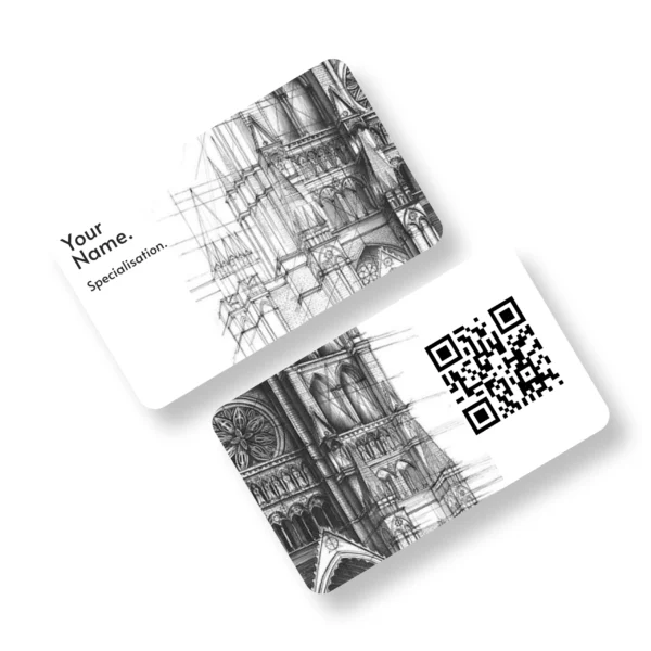 Gothic Aura Gothic PVC NFC Business Cards Cardyz