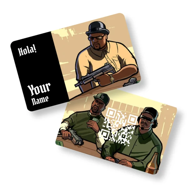 Groove Street Buddies NFC Card Virality PVC NFC ,Business,Cards,Cardyz