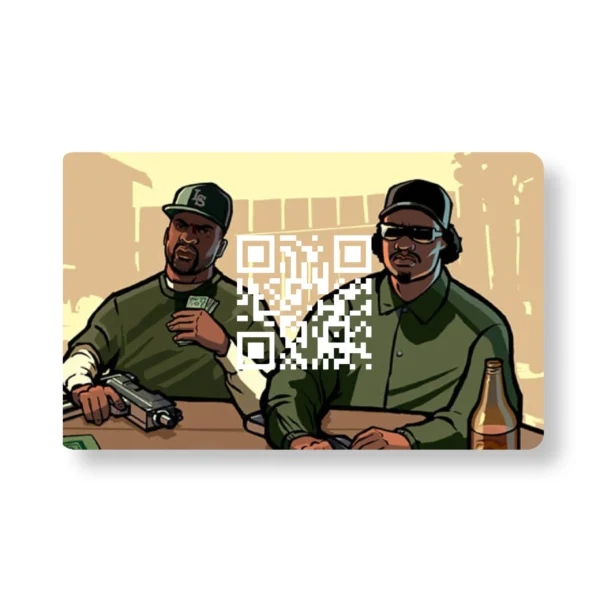 Groove Street Buddies NFC Card Virality PVC NFC ,Business,Cards,Cardyz