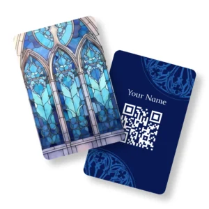 Grotesque Stained Gothic PVC NFC Business Cards Cardyz