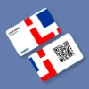 HDFC White Bank PVC NFC Business Cards Cardyz