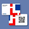 HDFC White Bank PVC NFC Business Cards Cardyz