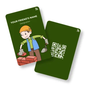 Handy Manny Civil Engineer PVC NFC Business Cards Cardyz