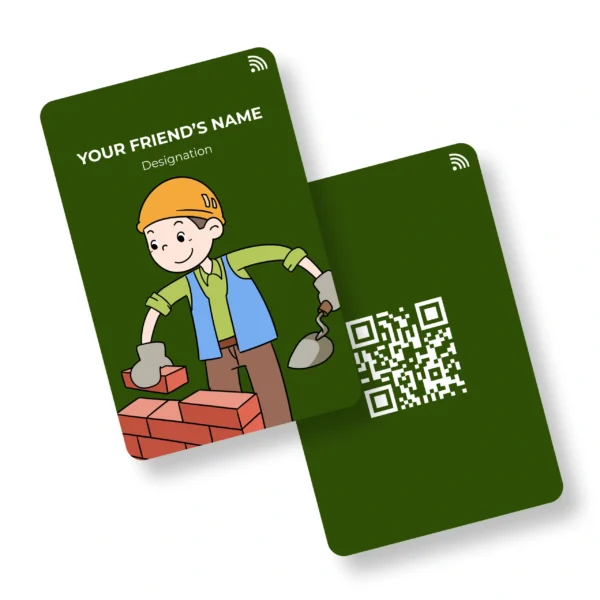 Handy Manny Civil Engineer PVC NFC Business Cards Cardyz