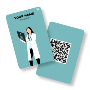 Heal Ray Physiotherapist PVC NFC Business Cards Cardyz