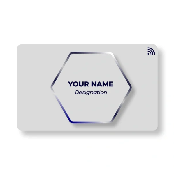 Hex-Sync PVC NFC Business Cards | Cardyz