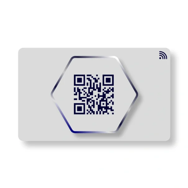 Hex-Sync PVC NFC Business Cards | Cardyz