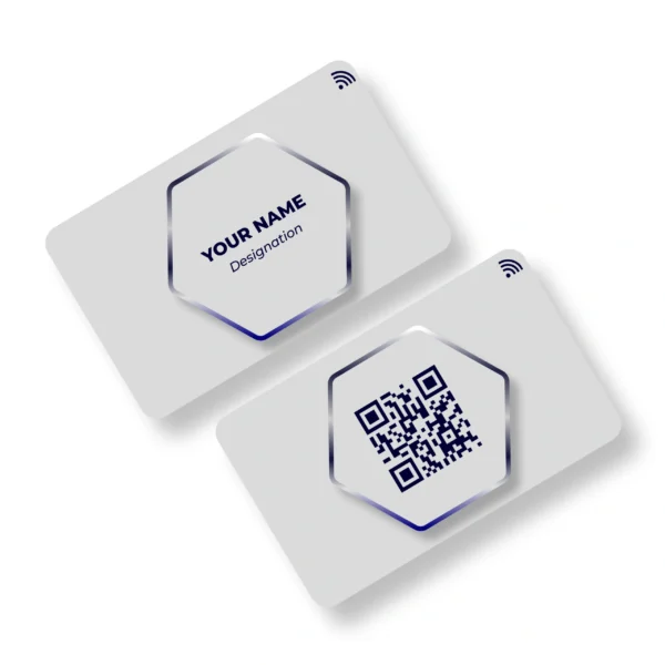 Hex-Sync PVC NFC Business Cards | Cardyz