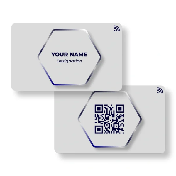 Hex-Sync PVC NFC Business Cards | Cardyz