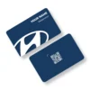 Hyundai Blue Car Showroom PVC NFC Business Cards Cardyz