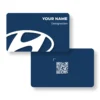 Hyundai Blue Car Showroom PVC NFC Business Cards Cardyz