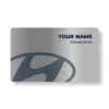 Hyundai Metal Car Showroom Metal NFC Business Cards Cardyz