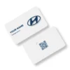 Hyundai Subtle Car Showroom PVC NFC Business Cards Cardyz