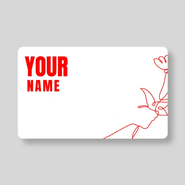 I Heart You Virality PVC NFC Business Cards Cardyz