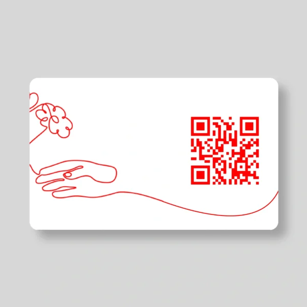 I Heart You Virality PVC NFC Business Cards Cardyz