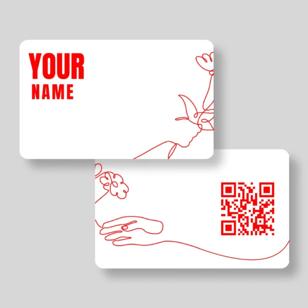 I Heart You Virality PVC NFC Business Cards Cardyz