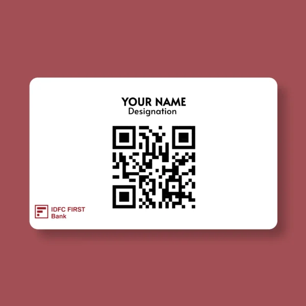 IDFC Subtle Bank PVC NFC Business Cards Cardyz