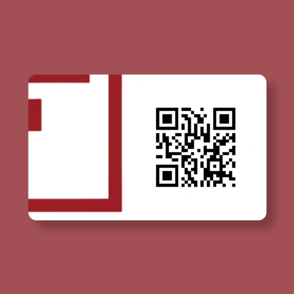 IDFC White Bank PVC NFC Business Cards Cardyz