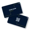 Indie-Blue PVC NFC Business Cards | Cardyz