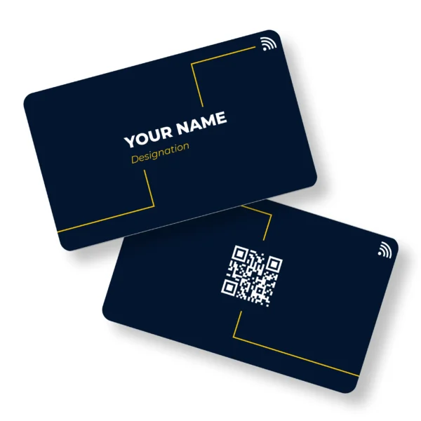 Indie-Blue PVC NFC Business Cards | Cardyz