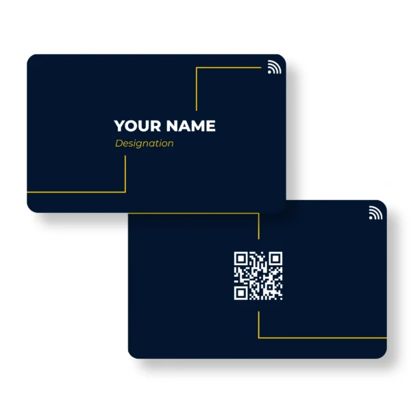 Indie-Blue PVC NFC Business Cards | Cardyz