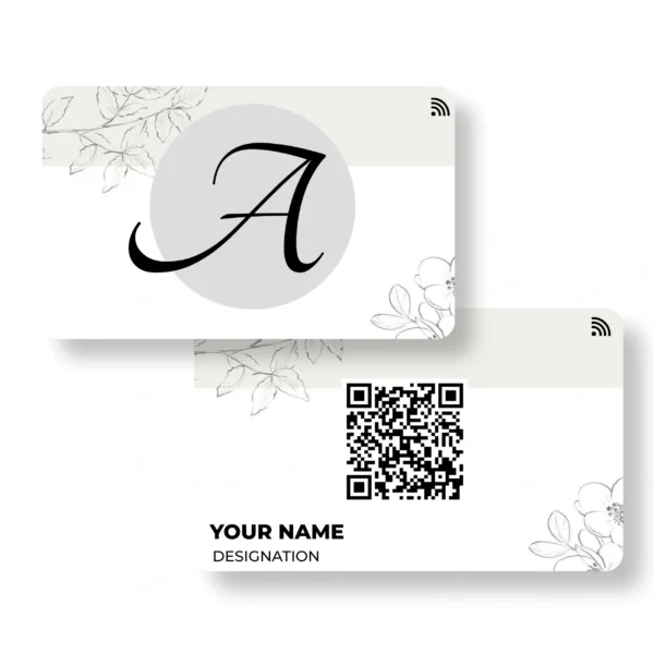 Initial 2 Initial PVC NFC Business Cards Cardyz