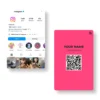 Insta-fluencer creator PVC NFC Business Cards Cardyz