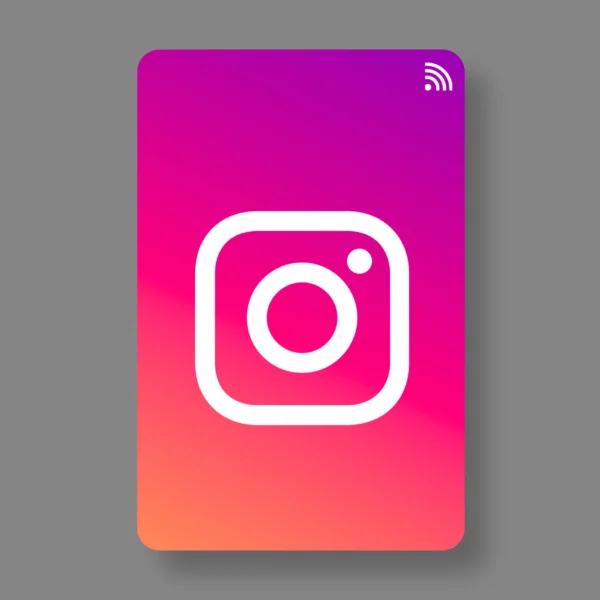 Instagram Card 1 B2B PVC NFC Business Cards | Cardyz