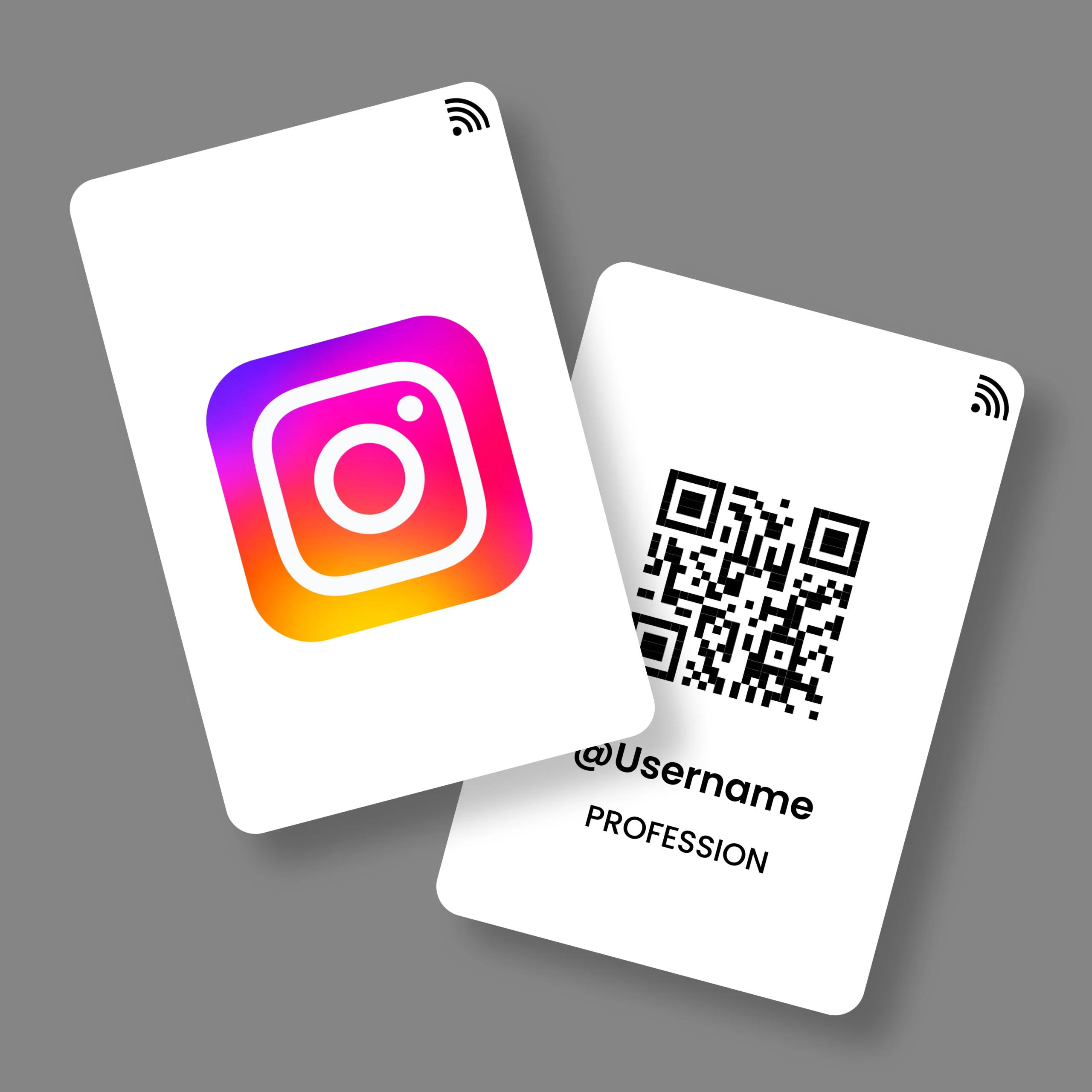 Instagram Card 2 B2B PVC NFC Business Cards | Cardyz
