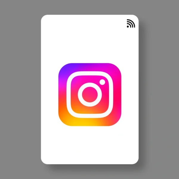 Instagram Card 2 B2B PVC NFC Business Cards | Cardyz