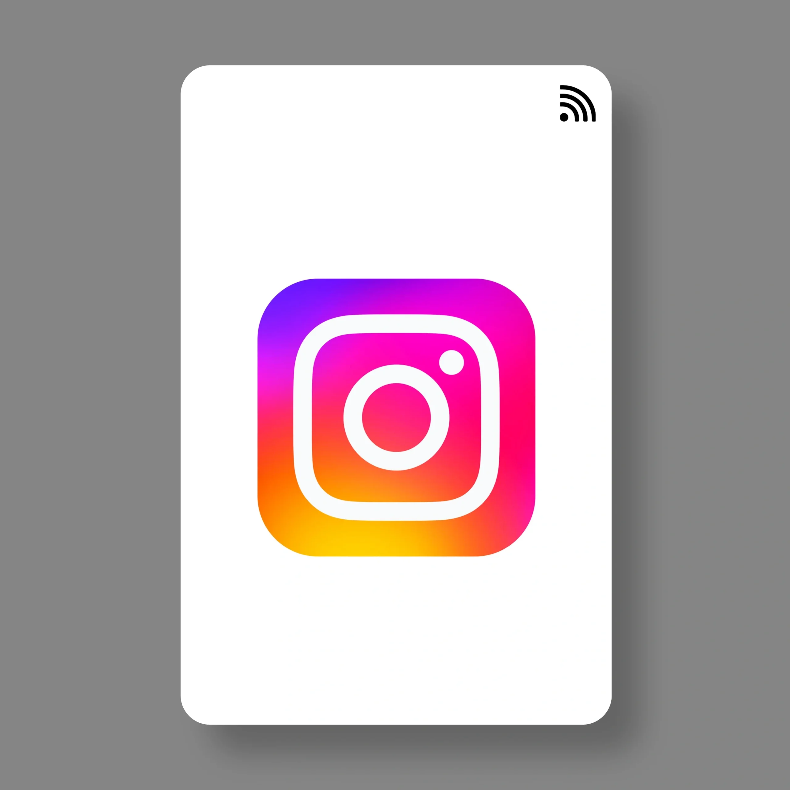 Instagram Card 2 B2B PVC NFC Business Cards | Cardyz