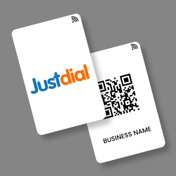 Justdial Card 1 B2B PVC NFC Business Cards | Cardyz