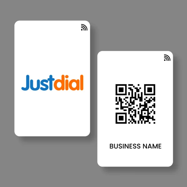 Justdial Card 1 B2B PVC NFC Business Cards | Cardyz