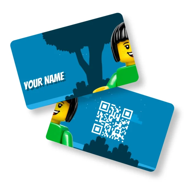 Lego It Abstract PVC NFC Business Cards Cardyz