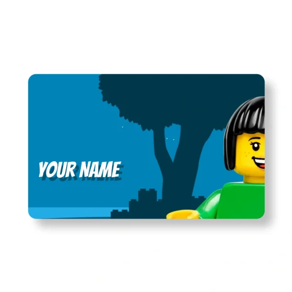 Lego It Abstract PVC NFC Business Cards Cardyz