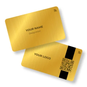 Majestic Gold Metal NFC Business Cards Cardyz
