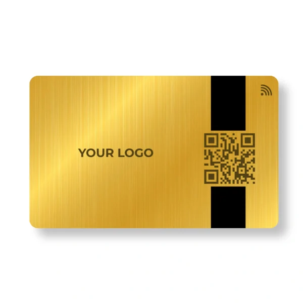 Majestic Gold Metal NFC Business Cards Cardyz