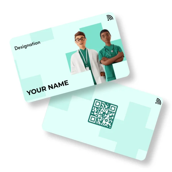 Medi-Cap Doctor PVC NFC Business Cards | Cardyz