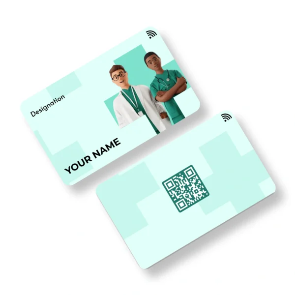 Medi-Cap Doctor PVC NFC Business Cards | Cardyz