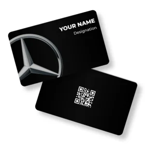 Mercedes Metal 2 Car Showroom Metal NFC Business Cards Cardyz