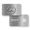 Mercedes Metal 1 Car Showroom Metal NFC Business Cards Cardyz