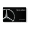 Mercedes Metal 3 Car Showroom Metal NFC Business Cards Cardyz