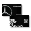 Mercedes Metal 3 Car Showroom Metal NFC Business Cards Cardyz