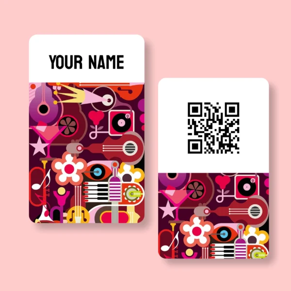 Music Mash-up Musician ,PVC,NFC,Business,Cards,Cardyz,